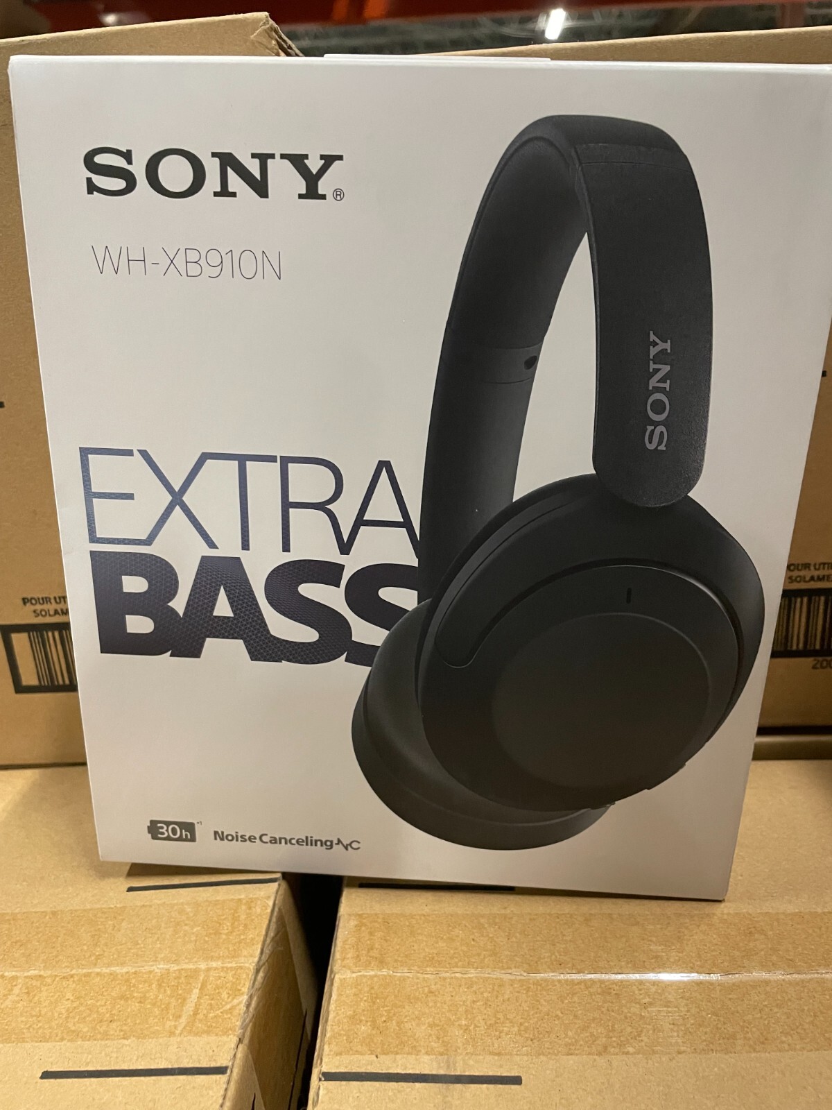 Sony - WH-XB910N Wireless Noise Cancelling Over-The-Ear
