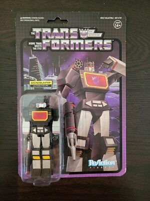Soundblaster 2020 3.75'' TRANSFORMERS ReAction Super 7 NEW Sealed #3