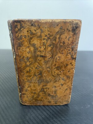 1792 Antique Leather Bound French Book Oeuvres De M. Gessner (LWS8)