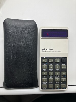 Vintage Sinclair Cambridge Scientific Programmable Calculator, 1970s/ No Manual