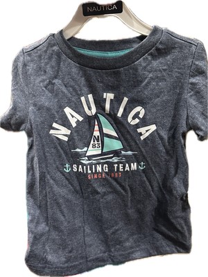 3 Piece Nautica Sailing Team Baby Toddler Clothing Set Tank T-Shirt Shorts 24M