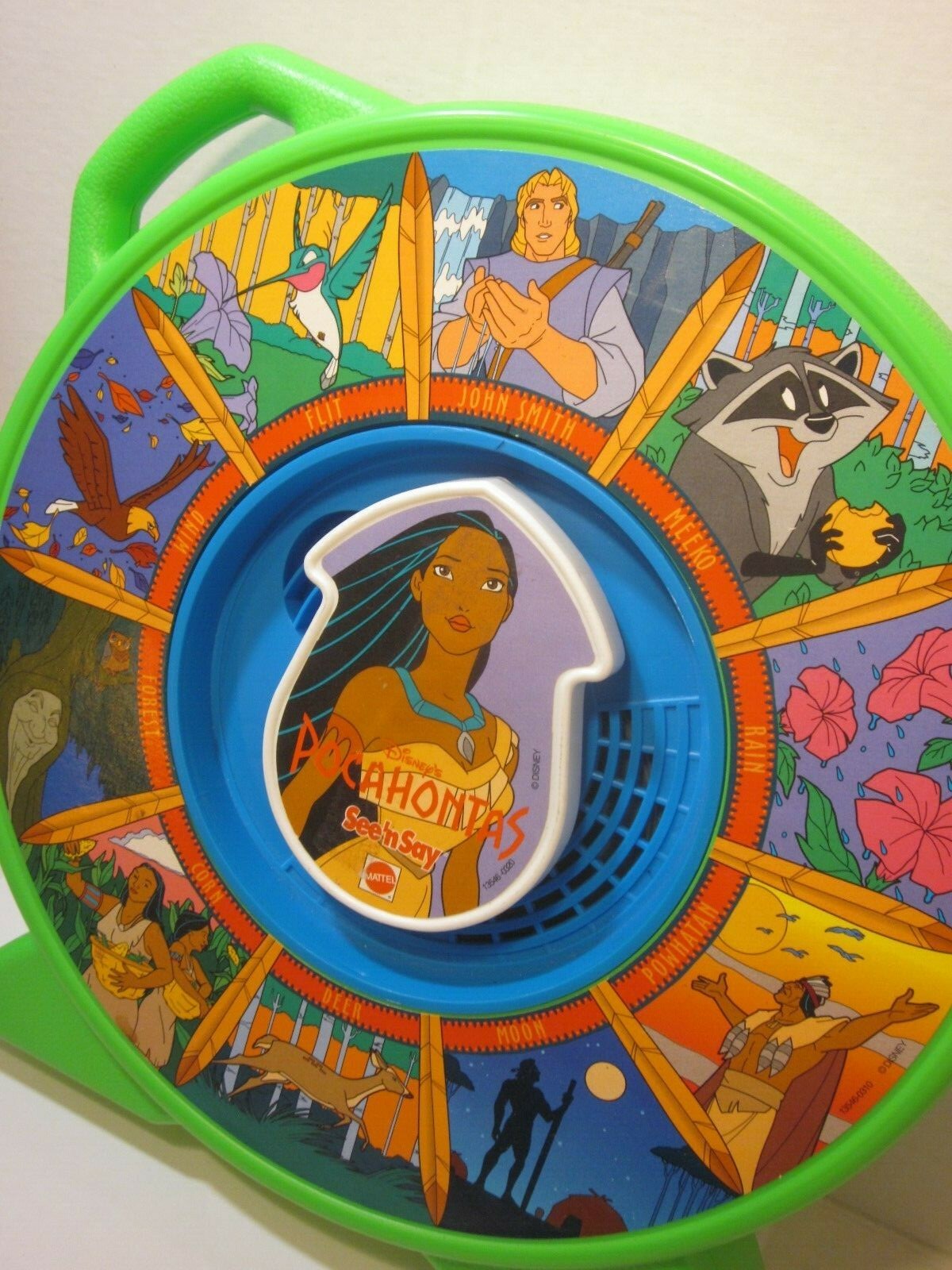 Pocahontas See N Say 1989 Mattel Disney Vintage Talking Toy Classic Kid Learning