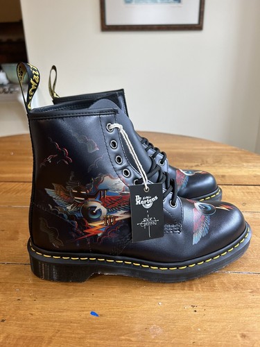 Dr. Martens x Rick Griffin 1460 RG Eye Boots Flying Eyeball Dr. Martens x Rick Griffin 1460 RG Eye Boots Flying Eyeball