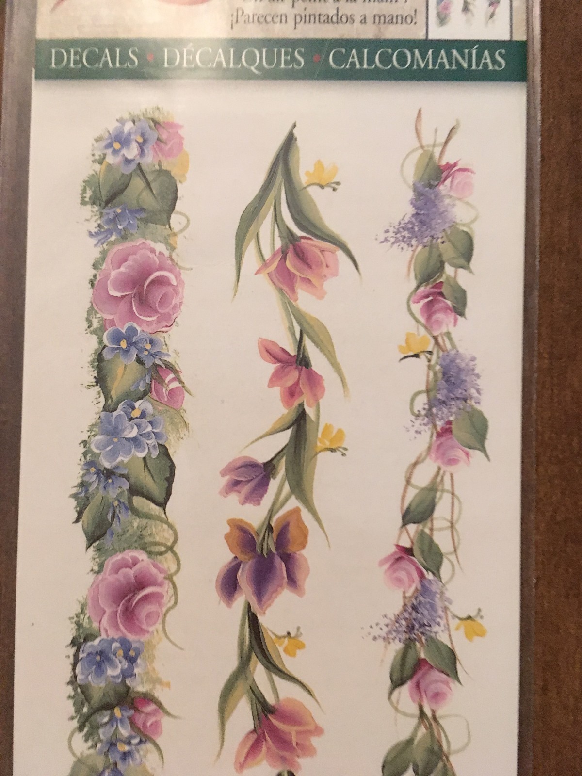 Plaid Folk Art One Stroke Handpainted-Looking Decals #1040 Mini Vines - NEW