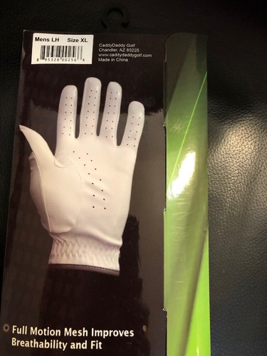 Caddy Daddy Mens Left Handed Size Extra Large Talon Golf Glove New