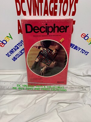 Decipher Board Game Rare Vintage 1977 Pressman World Game Factory Sealed