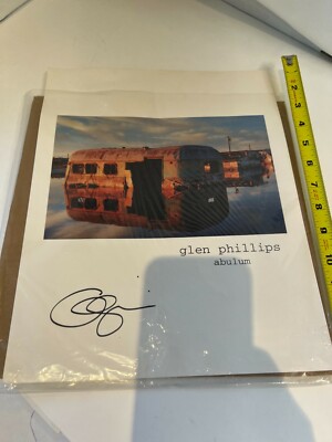 GLEN PHILLIPS LITHOGRAPH AUTOGRAPHIATE PROMOTIONAL  PROMO 