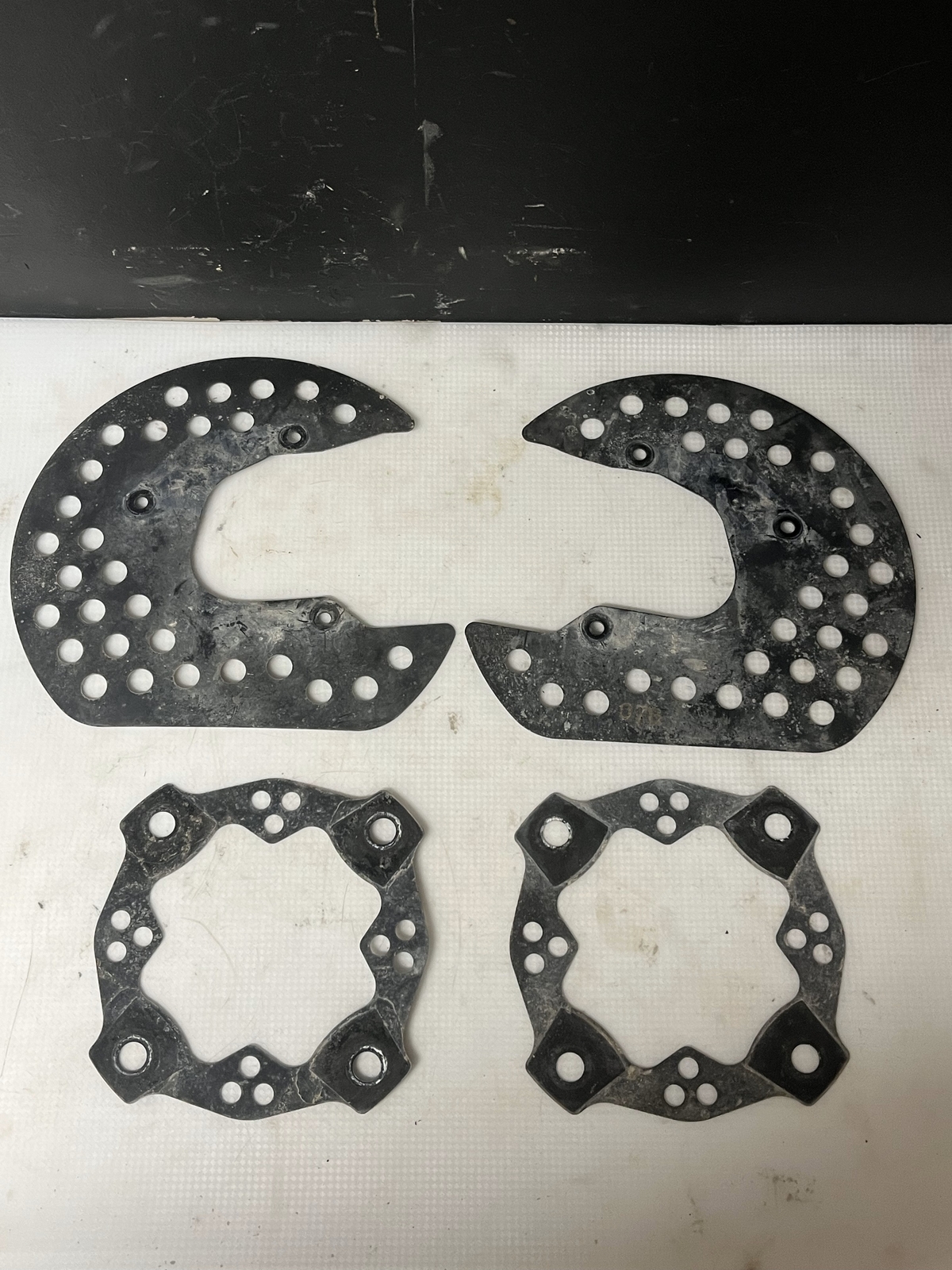 2004 04 Suzuki LTZ400 Z400 Quadsport Brake Disc Covers and Hub Plates OEM