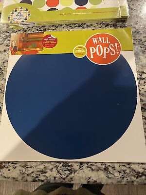 Brewster WALL POPS Blue Dots Decals, Four 13-Inch by 13-Inch