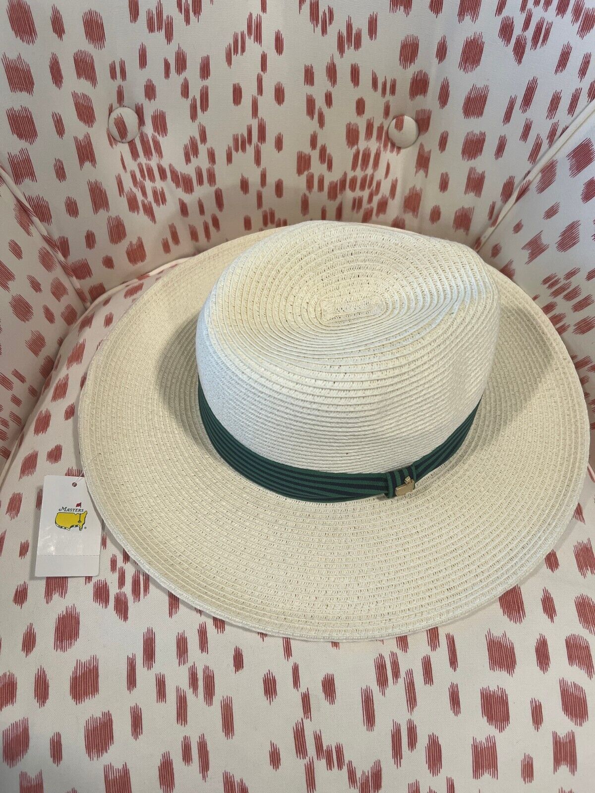 W/ Navy & Green Ribbon New W/ Tags