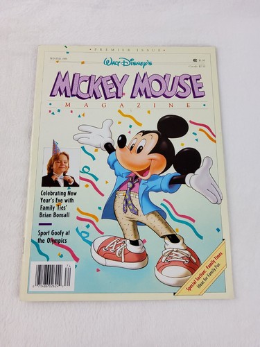 1998 1st Issue - Walt Disney Mickey Mouse Magazine #1 Winter