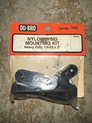 Vintage DU-BRO 256 Nylon Wing Mounting Kit HD MADE IN THE USA.     FREE SHIPPING