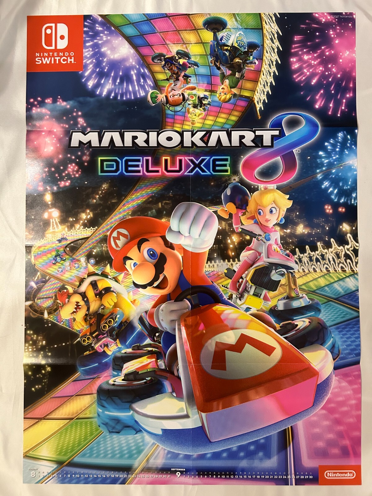 マリオカートワールドポスター マリオカート ワールド』のオリジナルポスター＆新要素がまる