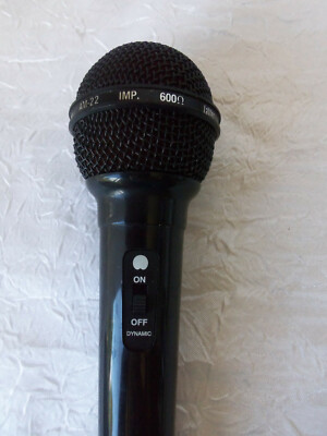 LABTEC AM-22 Deluxe MICROPHONE 600 Ohm with ON/OFF SWITCH #435
