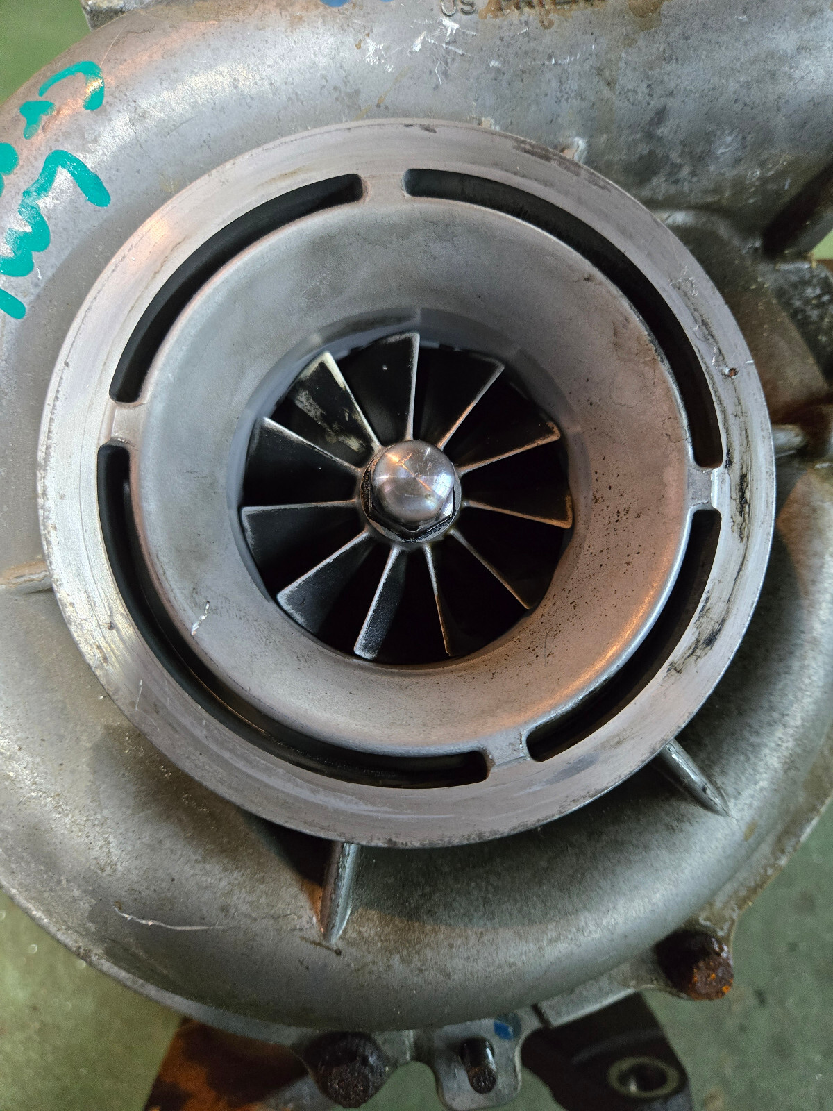 12642314 CHEVY GMC 6.6L DURAMAX DIESEL USED TURBO TURBOCHARGER OEM LML - Picture 5 of 13