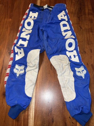 HONDA FOX YOKO レーシングパンツ モトクロス ホンダ ビンテージ HONDA FOX YOKO レーシングパンツ モトクロス ホンダ ビンテージ