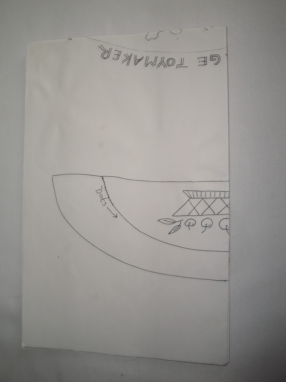 Reflections of Past Wood Painting Pattern Primitive Child's Chair