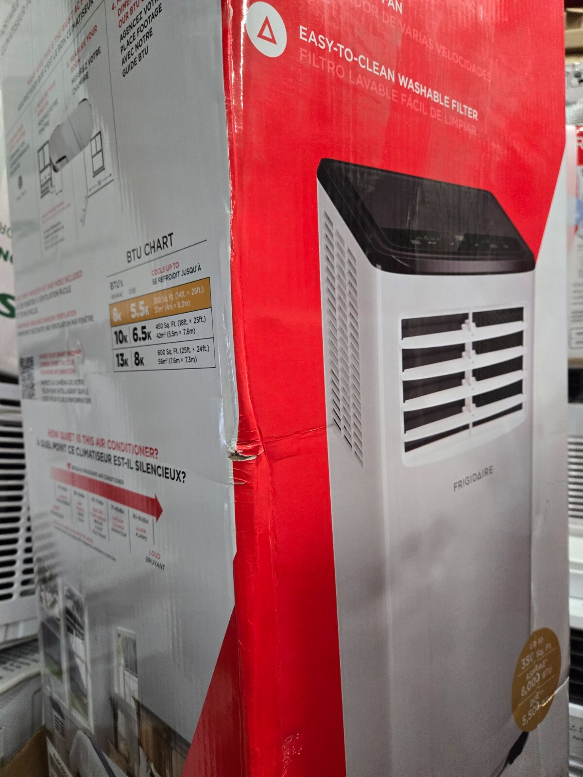 Frigidaire FHPC082AB1 8000BTU Portable Air Conditioner w/Remote /Vent Kit