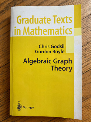 Algebraic Graph Theory; Chris Godsil, Gordon Royle, Graduate Texts in Mathematic