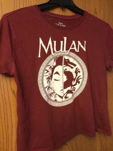 Disney - MARON❤️ Mulan - Maroon Disney Shirt - Ladies Cut- L. | eBay
