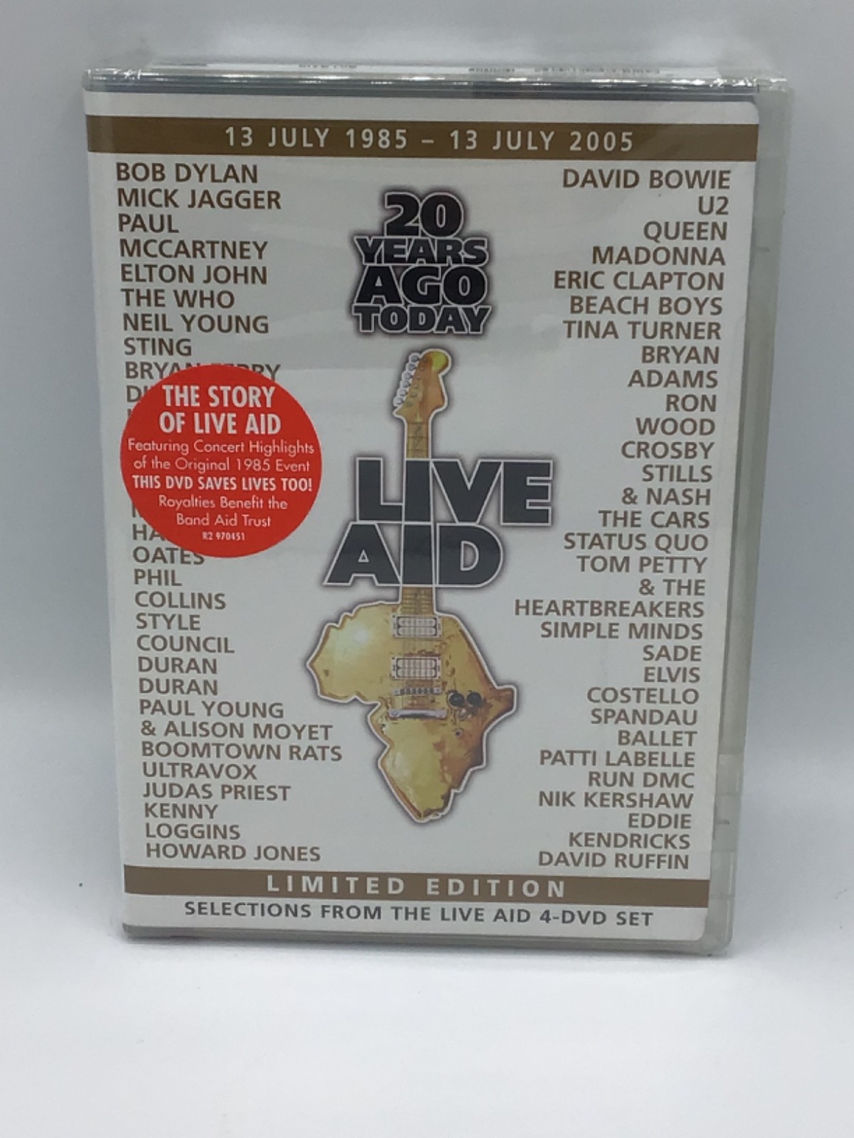 LIVE AID dvd4枚Box Amazon.com: Live Aid (4 Disc Set) : Movies & TV