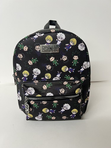 Chibi Anime Bioworld Hunter X Hunter Character Mini Backpack - Light Blue Amazon.com | Bioworld Hunter X Hunter Chibi AOP Mini  main image 2