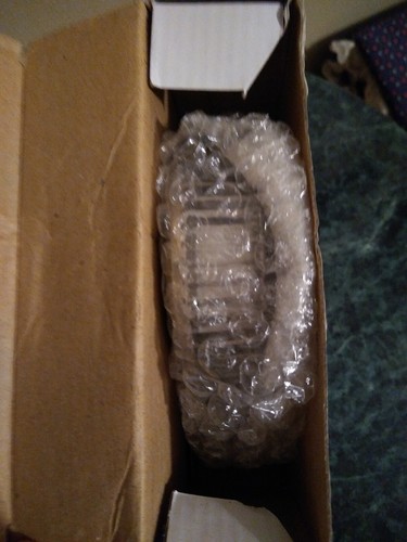 Vintage Crystal Legends By Godinger Glass Lead Crystal Large Mantle Clock NIB