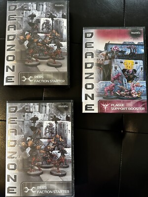 Mantic Deadzone Rebs Faction Starter Plague Booster Sets Possibly Incomplete