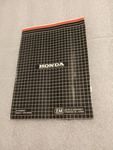 Honda FG400 FG500 Tiller Owners Manual