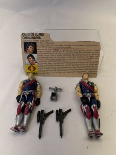 Vintage GI Joe Cobra 1985 Tomax Xamot Crimson Guard Twins w Card Original | eBay Vintage GI Joe Cobra 1985 Tomax Xamot Crimson Guard Twins w Card Original | eBay