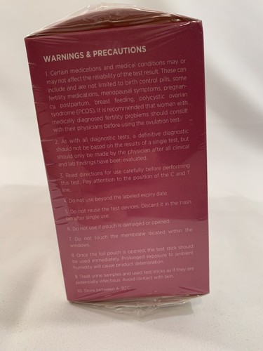 Evagloss Ovulation Test Sticks, Accurate Prediction of Most Fert... New