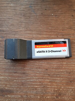eSATA II ExpressCard/34 2-Channel 3.0 Gbps With Cable