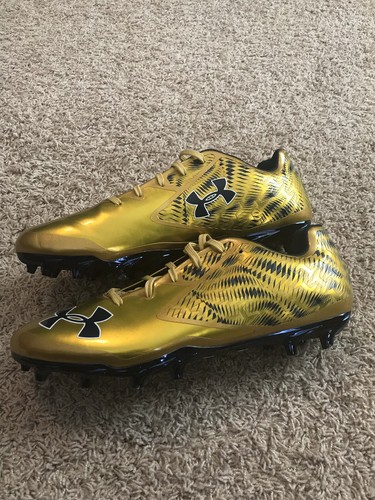 Notre Dame Irish Football Under Armour Team Issued 2015 Cleats Used Size 12.5 ND