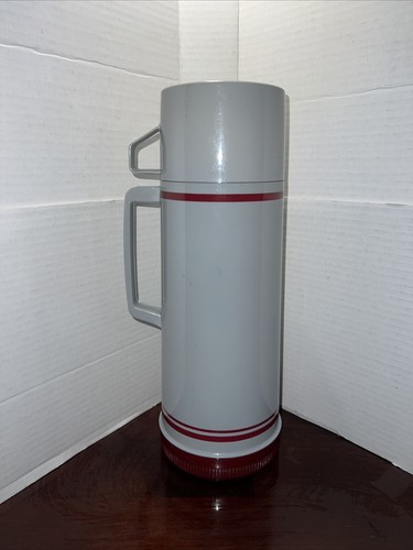 1 Qt Vacuum Bottle Pour Spout With Cup Grey With Handle