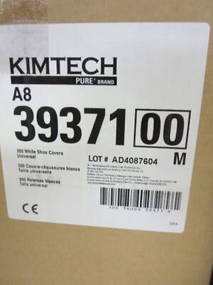 KIMTECH 39371 PURE A8 Shoe Covers, Universal Size, White (Pack of 300)