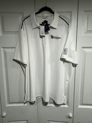 NEW CUTTER & BUCK 2XL ''DELL TECHNOLOGY CHAMPIONSHIP'' WHITE SHIRT
