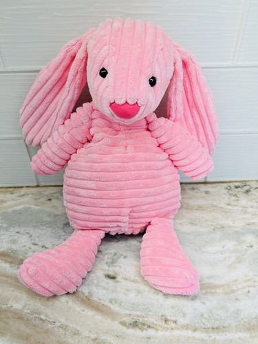 Jellycat London "Cordy Roy" Bunny Hare Pink Plush Floppy Cor