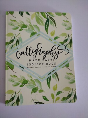 NEW Calligraphy Project Paperback NoteBook 80 Projects Hand Lettered Writing  A5