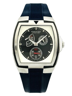 Kenneth Cole KC1448  Multi function Blue Hard Polyurethane / Rubber Strap Watch