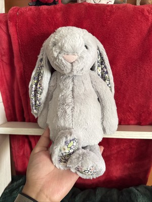 NEW Jellycat Medium Blossom Silver Bunny 'Bloom' Original