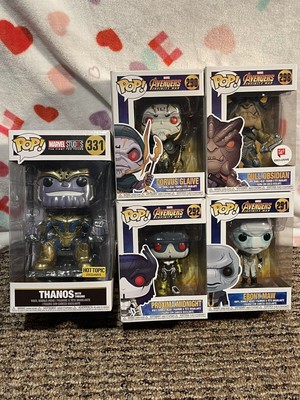 Thanos with Black Order Funko Pop Lot