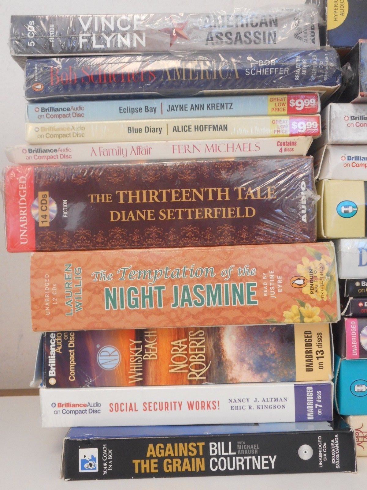 30 Used Audio Books Free Shipping --10681