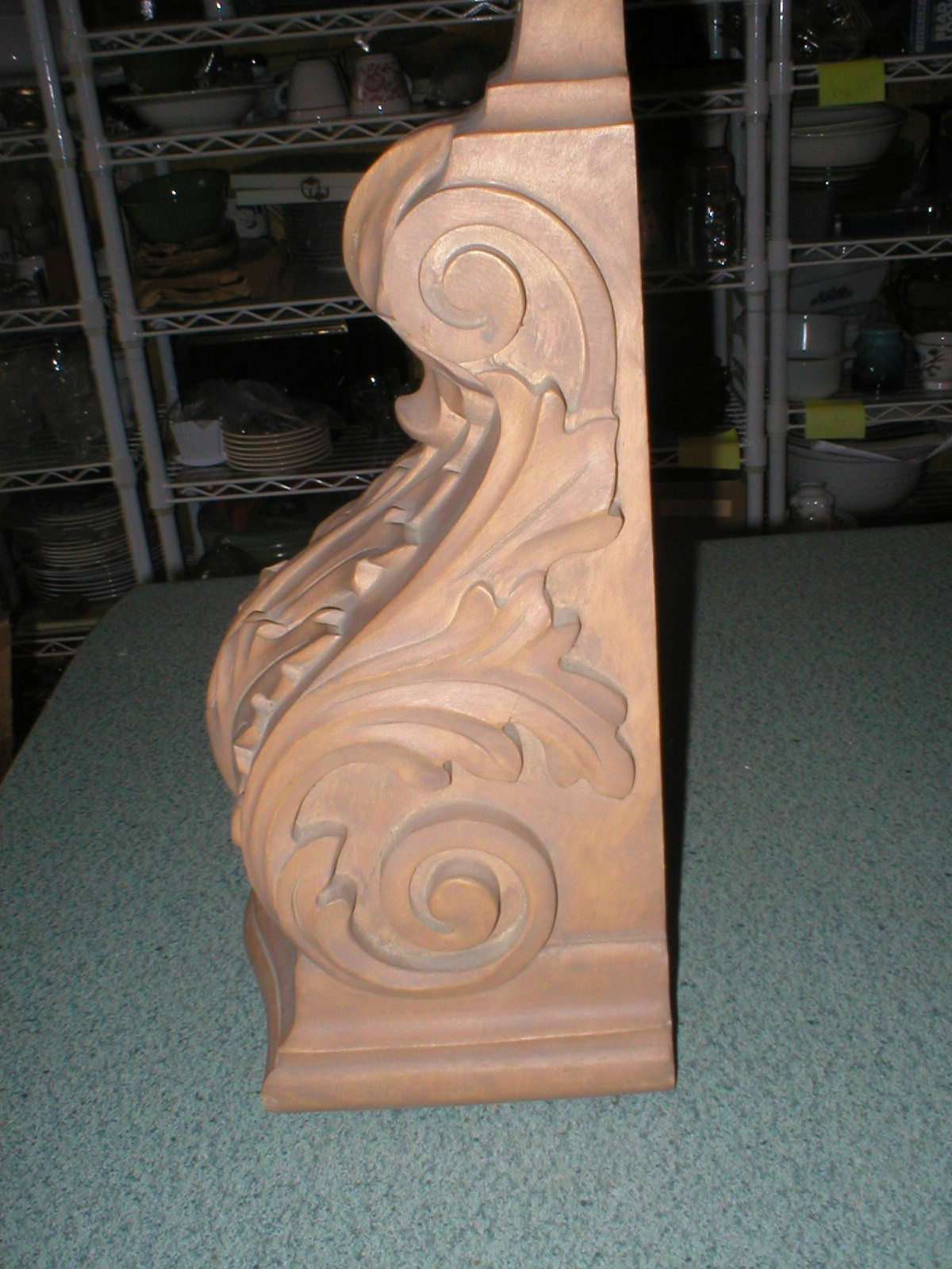 Victorian Look Wood Corbel Shelf or Mantle Bracket 14