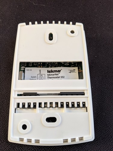 Tekmar 1 Stage Heat, 7Day Programmable OEM 552 used