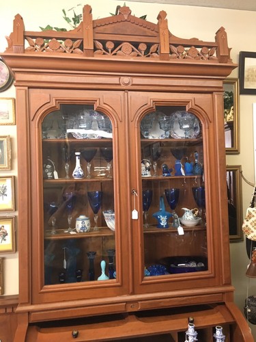 antique Eastlake victorian cylinder desk