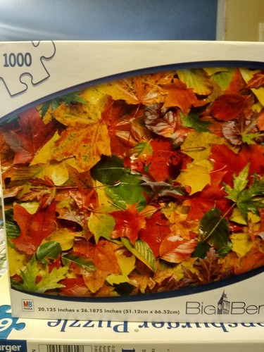 CARDINAL BIG BEN MB JIGSAW PUZZLE FALL/AUTUMN LEAVES 1000