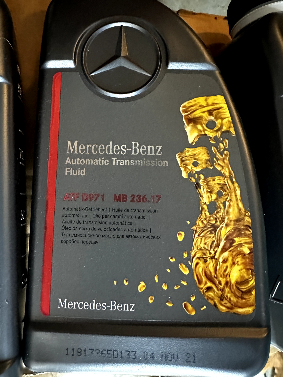 スペシャル特典 Gold 236.17 Mercedes-Benz trans and 002-989-06-03-13 fluid その他