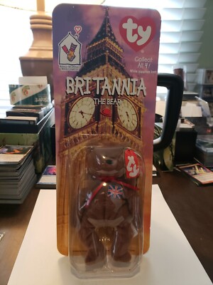 ty Beanie Babies McDonald's Error Bear-Brittania