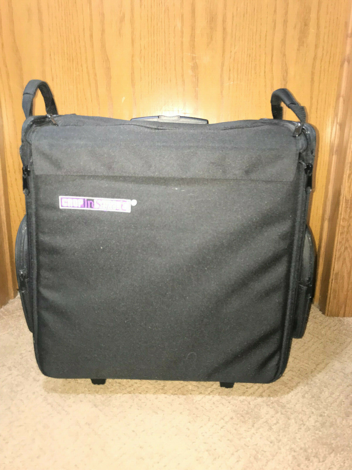 Crop in Style P3 Huge Rolling Scrapbook Paper Taker Organizer Tote Expands XXL