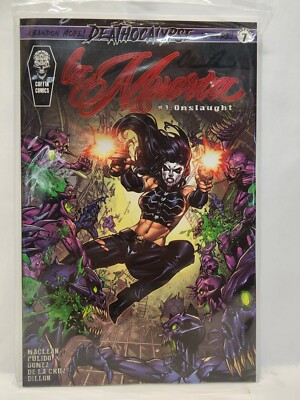 LA MUERTA ONSLAUGHT #1 Premier Edition (NM) Brian Pulido signed